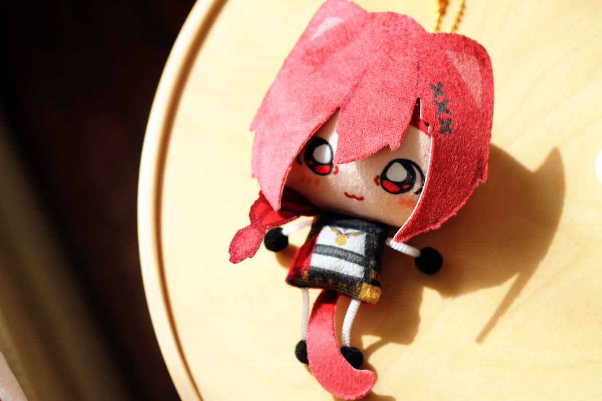Wind-Up G'raha Plush Ball Keychain