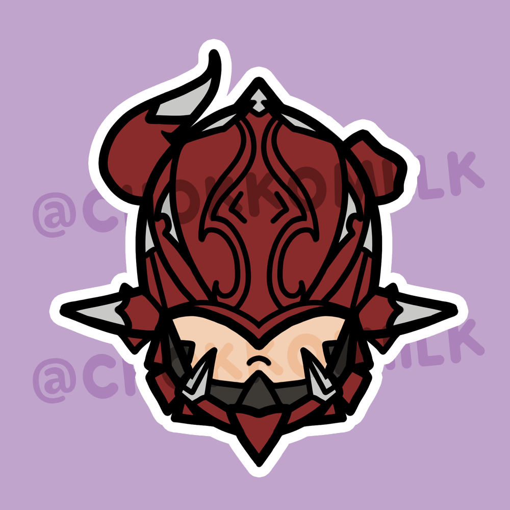 Estinien Helmet Sticker