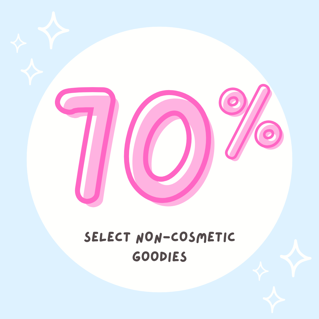 70% off select Non-Cosmetic Goods