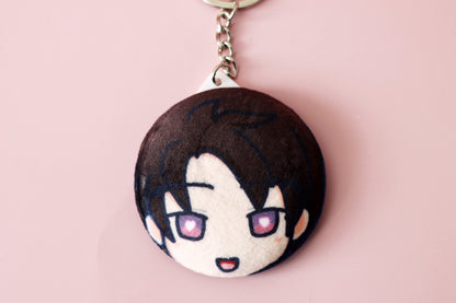Deepspace Boyfriend Plush Mirror Keychains