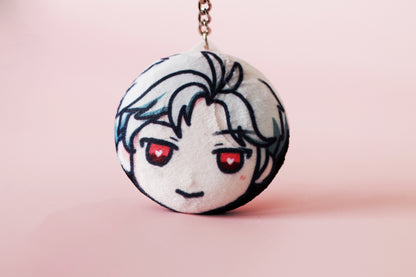Deepspace Boyfriend Plush Mirror Keychains