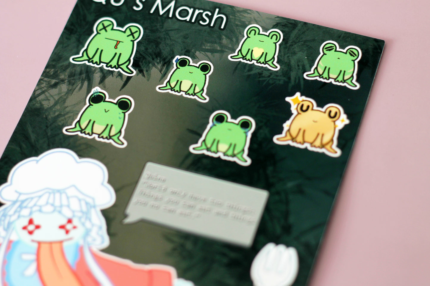 Frog Gourmand Sticker Sheet