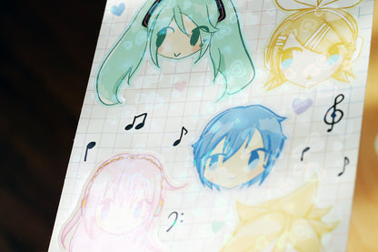 VOCALOID SKETCH Sticker Sheet