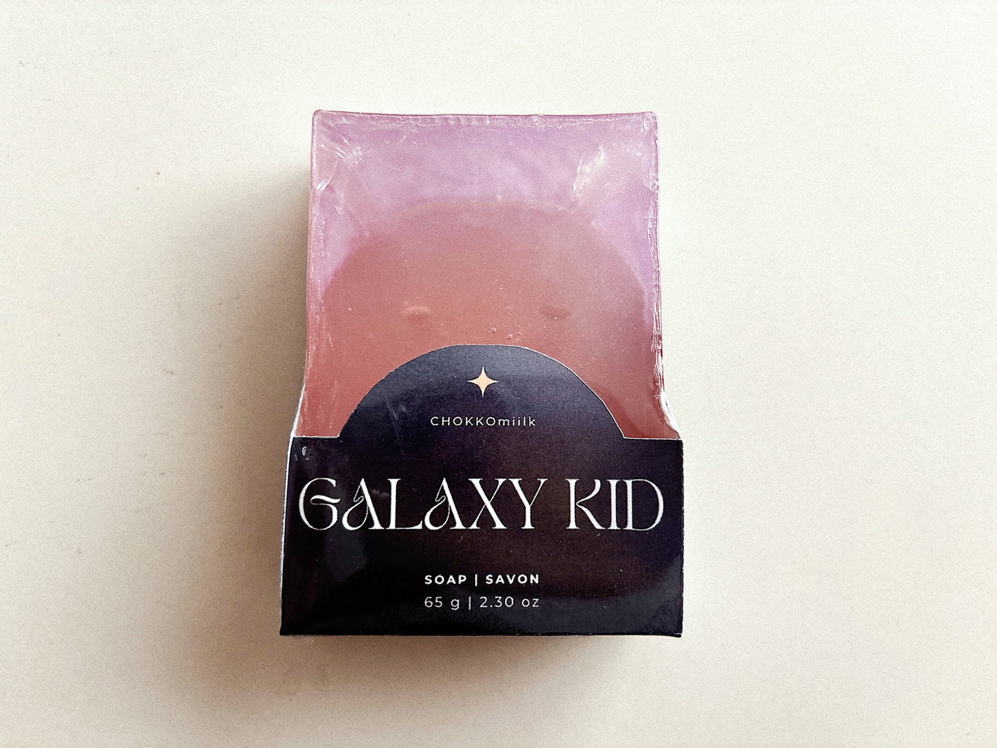 Glow-in-the-Dark Galaxy Kid Xavier-inspired Soap Bar
