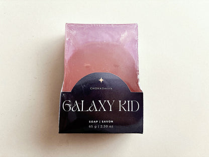 Glow-in-the-Dark Galaxy Kid Xavier-inspired Soap Bar