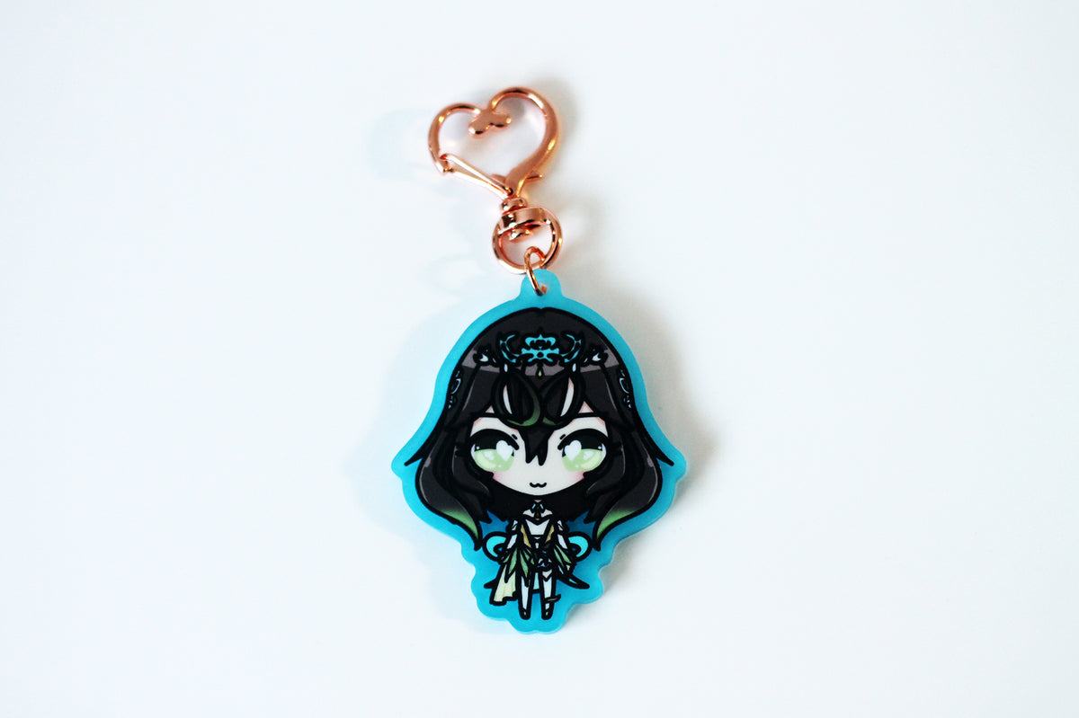 Sphene Glow-in-the-Dark Keychain