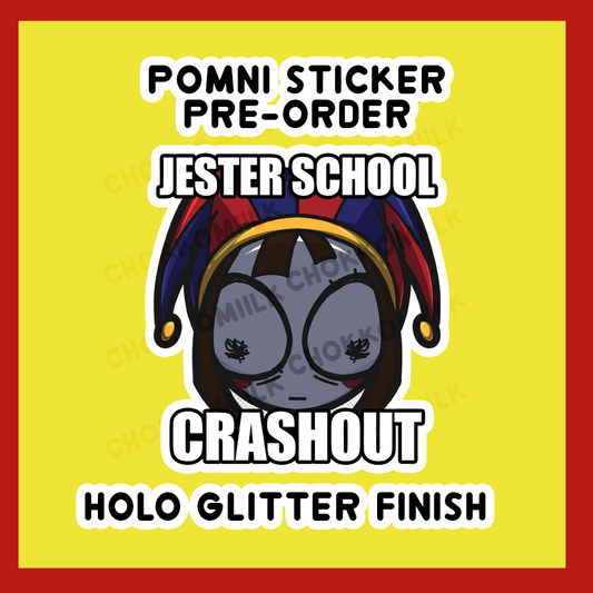Pomni Crashout Holo Sticker (Pre-Order)