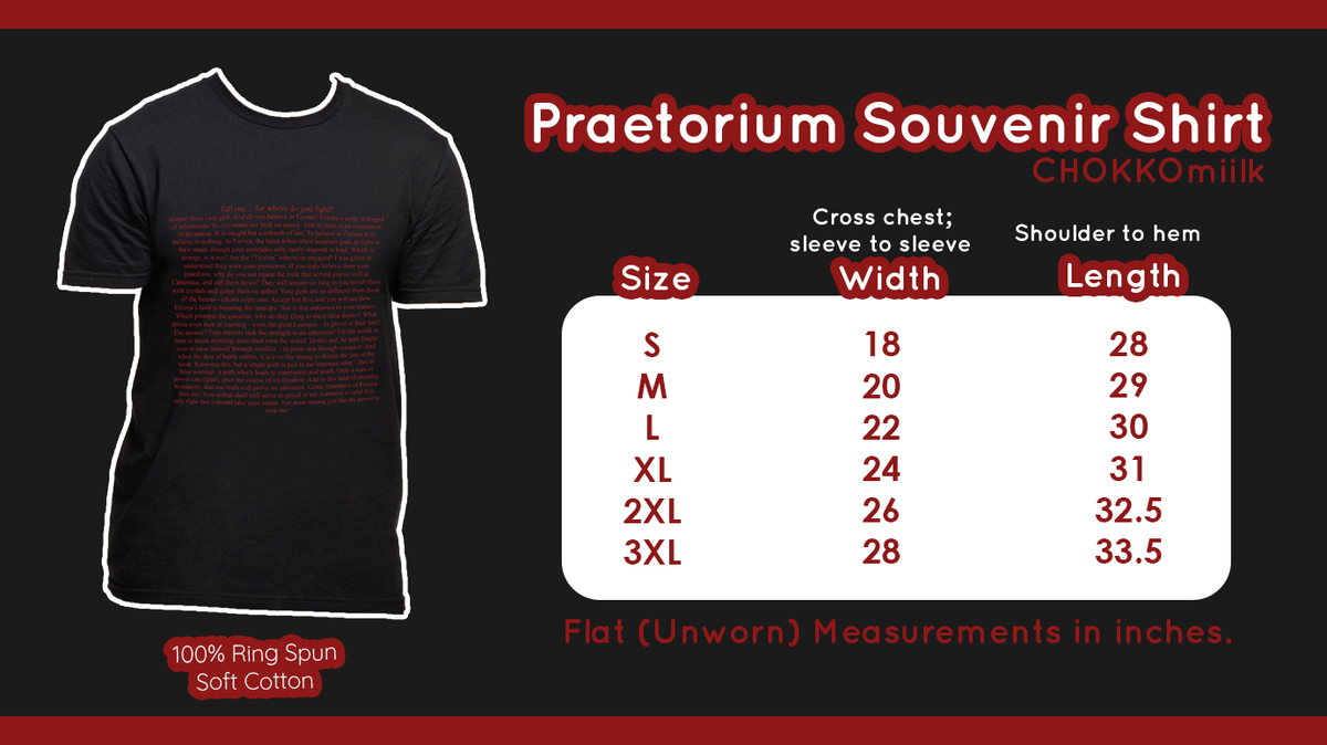 Praetorium Souvenir T-Shirt v.2 (Pre-Order)