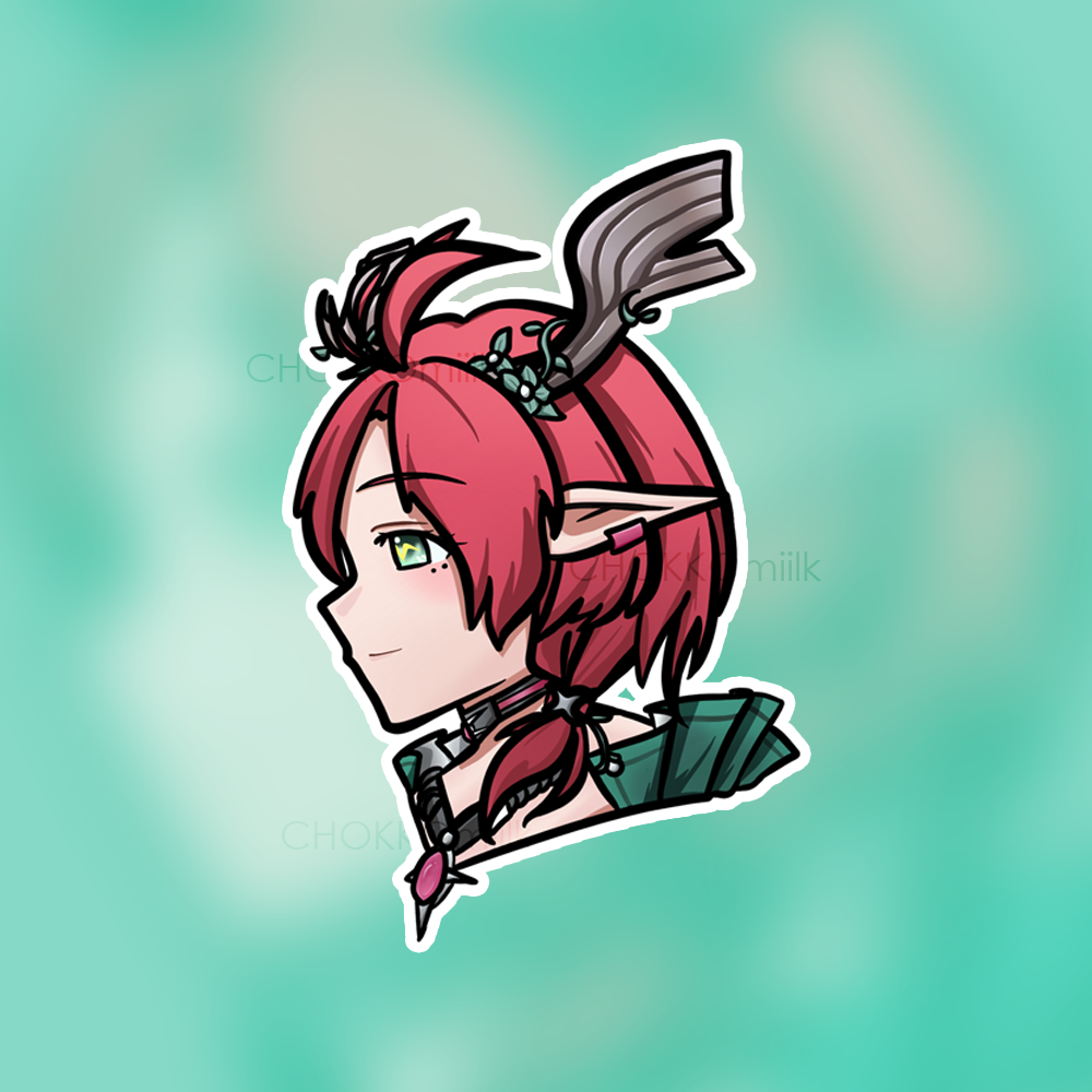 Ciaccona Portrait Sticker