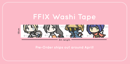 FFIX Heroes Washi Tape